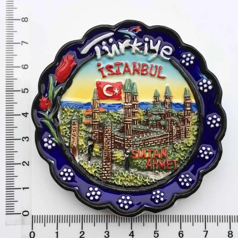 

Turkey Travelling Fridge Stickers Creative Tourist Souvenirs Resin Fridge Magnets Home Decoration Wedding Gifts Magnetic Sticker