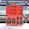 6Pcs/Set Heavy Socket Wrench Set Ratchet Breaker With Storage Box Socket Converter Set 1/4 1/2 3/8 3/4 WrenchHand Tool Set