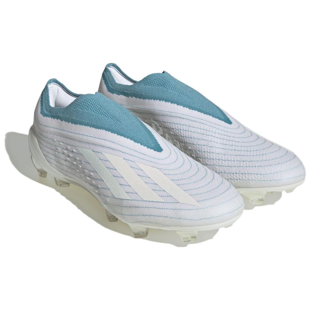 Adidas X Speedportal Firm Ground Soccer Shoes Unisex Soccer Shoes White Blue FZ6288