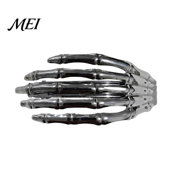 Skull Headpiece for Women Skeleton Hands Hair Clips, Gothic Metal Side Clip Women, Festival Updo Clips Spooky Halloween Horror Accessories, Punk Rock
