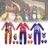 Nights Kids Five At Freddys Halloween Cosplay Party Suit Jumpsuit Gloves Mask