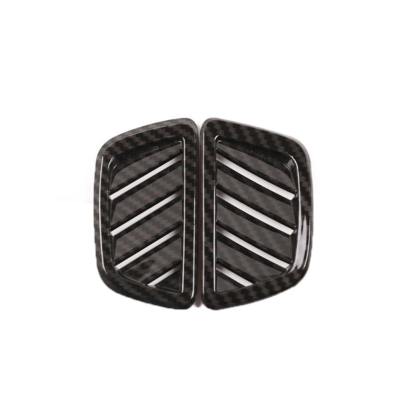 

For Land Rover Range Rover Evoque L551 2020 ABS Chrome Dashboard Air Conditioning Outlet Frame Decoration Cover Trim Accessories