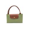 LONGCHAMP Le Pliage Polyamide Dumpling Bag Handbag Medium Womens Green