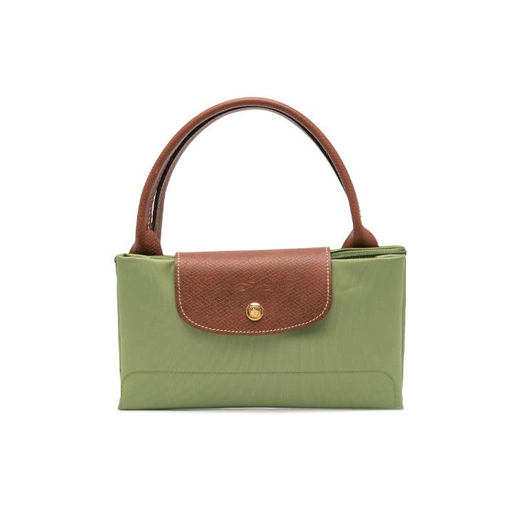 LONGCHAMP Le Pliage Polyamide Dumpling Bag Handbag Medium Womens Green