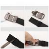 Nylon Belt for Men Women Work Belt Portable Wear Resistant, Webbing Belt Automatic Belt Buckle for Camping, Climbing Backpacking