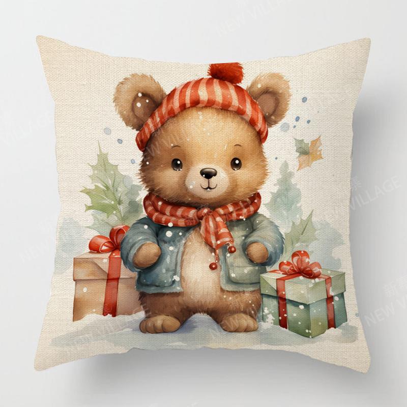 Decorative Cushion Home Living Room Decor Throw Pillow Cover xcm xcm xcm xcm plant winter Merry Christmas