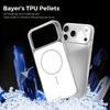 iPhone 17 Pro Max Transparent Frosted Magnetic Charging Protective Case - Creative & Personalized Design