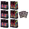 Stylish Birthday Party Gift Bag Including Food Bags And Decorative Stickers Parties Decoration Supplies
