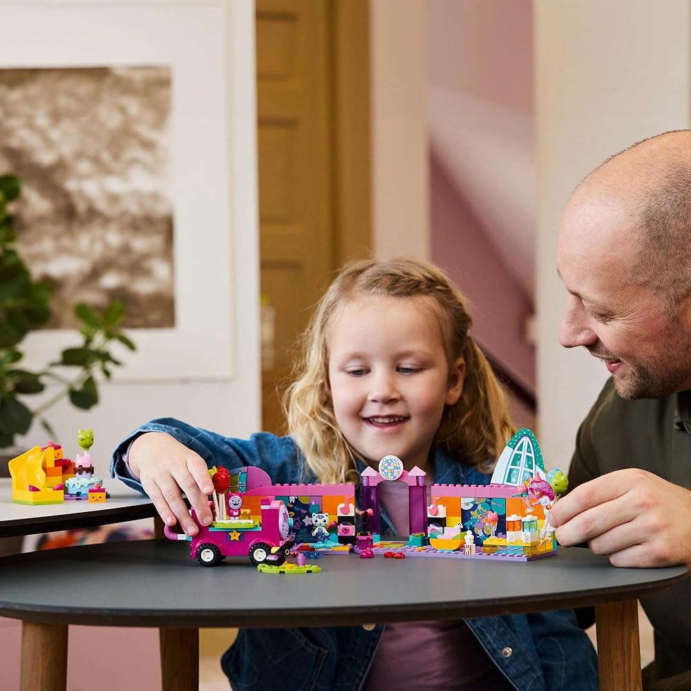 LEGO Gabby's Dollhouse Party Room Toy for Kids Ages 4-6 Educational Building Blocks