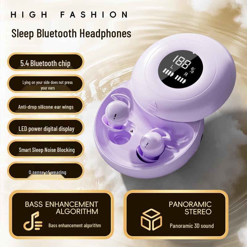 2025 Bluetooth In-Ear Sleep Earphones: Noise-Canceling, Comfy Fit, Long Battery