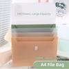Paper Insert Type Test Paper Storage Bag Transparent Data Booklet Portable A4 File Bag  Students