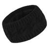 Women's Winter Cable Knit Headband with Velvet, Warm Wide Ear Protection for Sports