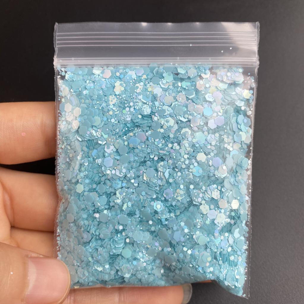 Polyester Nail Art Chunky Mix Glitter Bulk Christmas Decorations High Sparkling Holographic Glitter