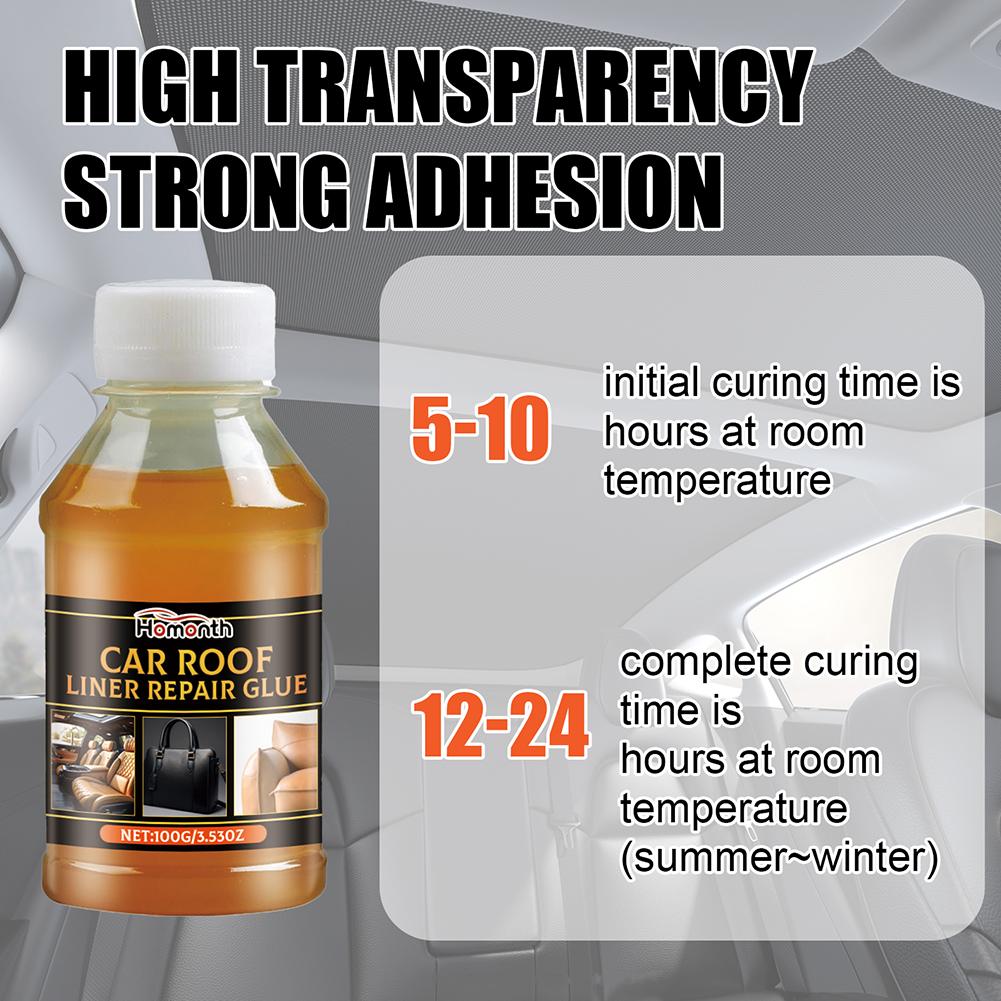 Adeziv fără urme pentru repararea acoperișului mașinii Rezistență la temperaturi înalte Adeziv pentru repararea pielii cu uscare rapidă Întreținere universală a mașinii 1 set