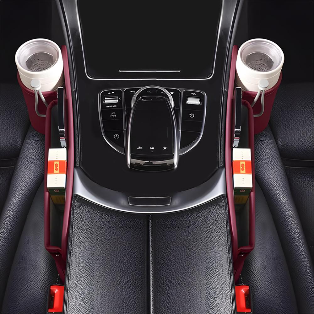 Car Seat Gap Storage Plug Strip Water Cup Storage Box For KIA KN Sportage Ceed Sorento Cerato Optima Picanto Rio Soul K5 Stonic CP6