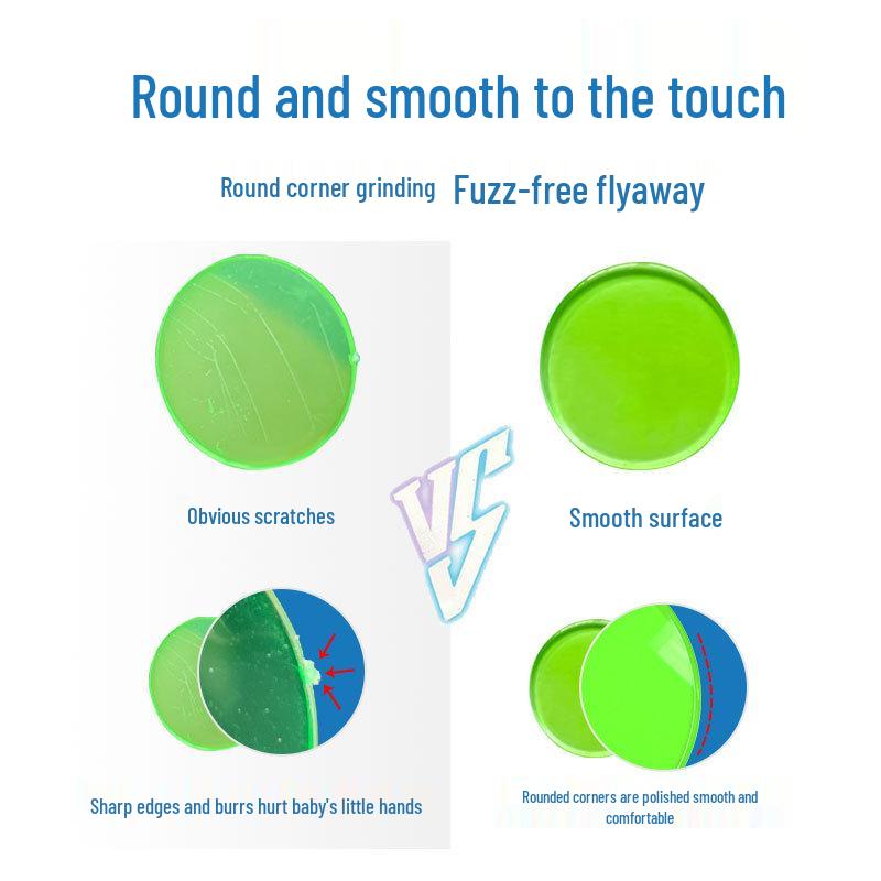 Thickened 25mm Transparent Solid Color Round Chips: 10 Colors for Early Education and Montessori Math Counting Aids