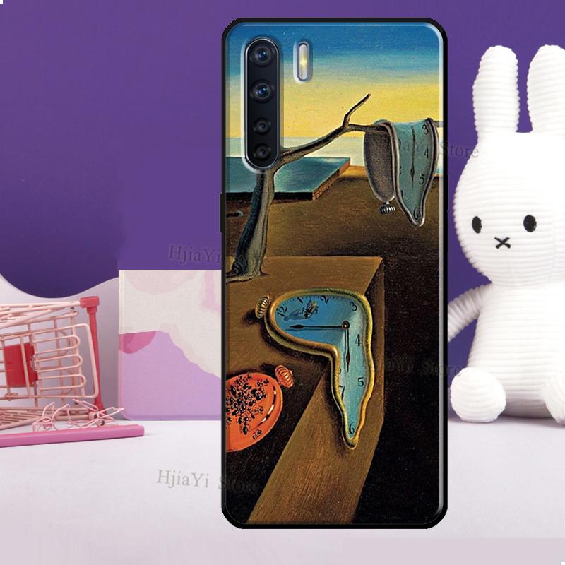 Salvador Dali Kunst Handyhülle Für OPPO A5 A9 A31 A53 S 2020 A94 A74 A54 A72 A52 A83 A91 A93 A15 Reno 5 Lite