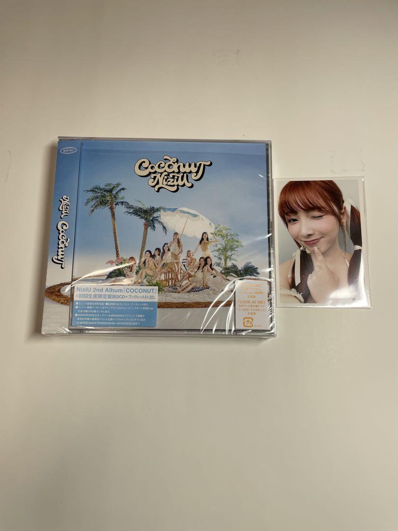 

[USED] NiziU Coconut B Edition Trading Card Included 2CD Booklet Miihi