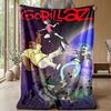 Soft Flannel Blanket Lightweight Cozy Bedroom Living Room CoverGorillaz
