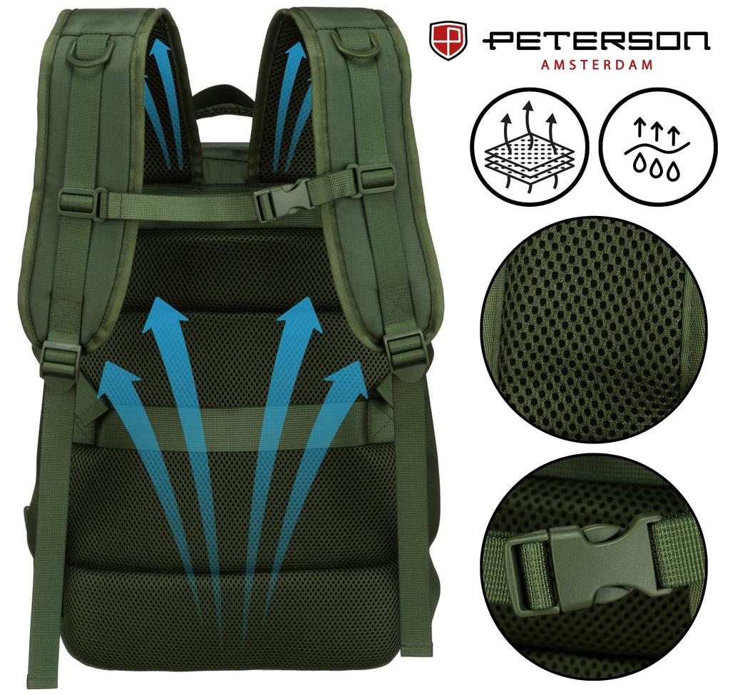 PTN 24421-5111 Green Travel Backpack