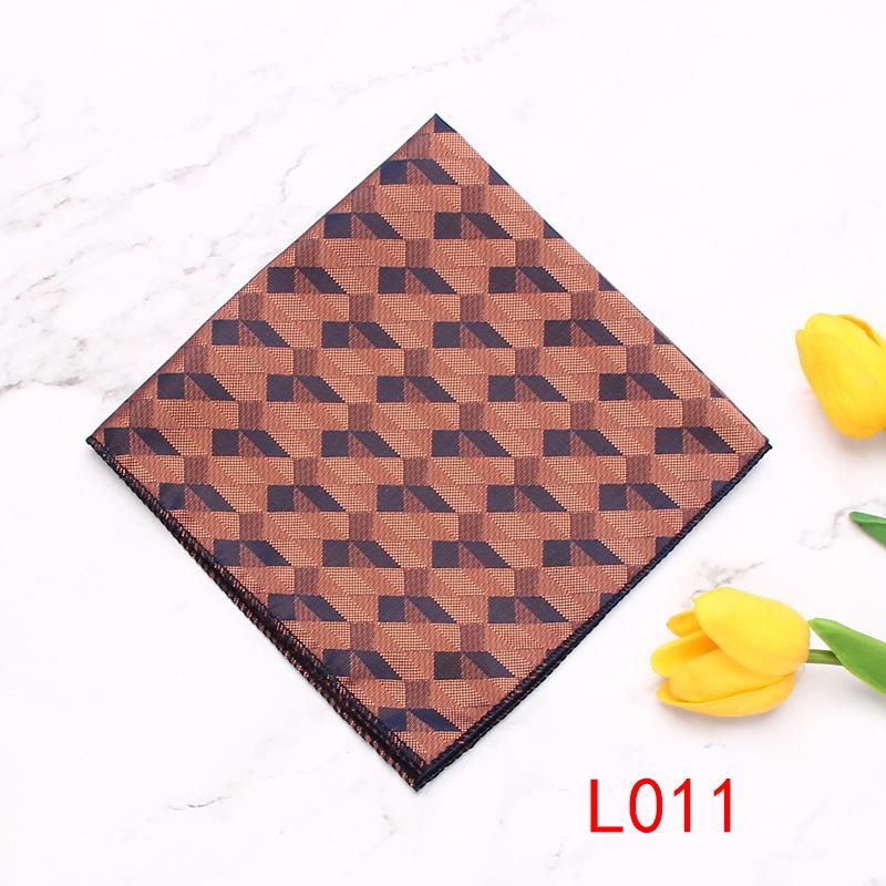 Rael Pocket Towel Striped Plaid Suit Accessories Square Towel Men'S Shirt Pocket Towel Business Banquet Square Towel