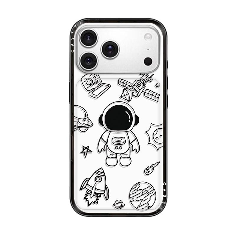 

Weightless Astronaut iPhone Case - Compatible with Apple 17 Pro Max, 16 Plus, Air, and 14 Air