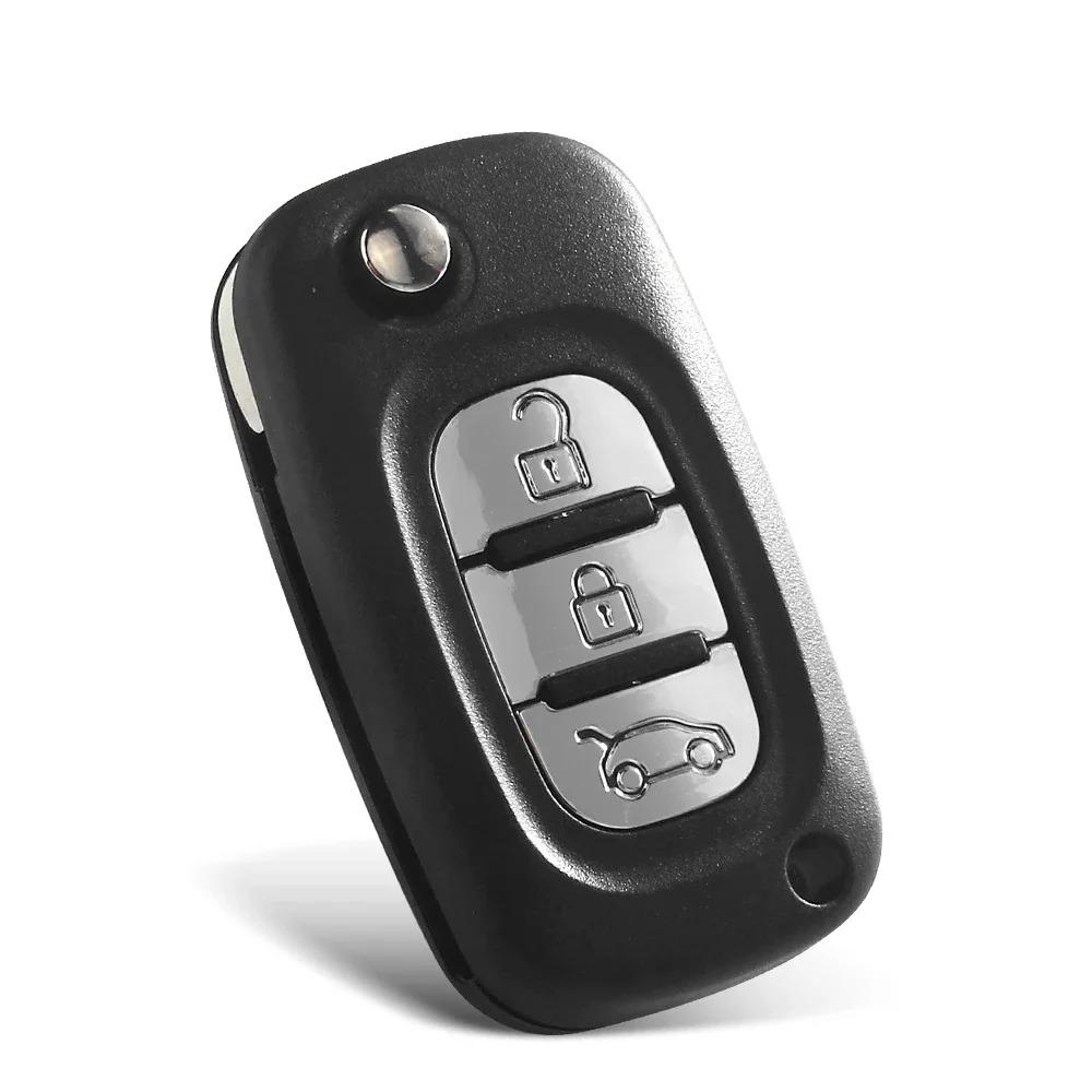 Filp Remote Key Shell 2/3 Buttons Case For Renault Clio 3 Kangoo Master Modus Twingo 2006-2016 Replacement Uncut Blade