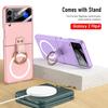 Samsung Z Flip4 Magnetic Ring Wireless Charging Phone Case - Ultra-thin, Foldable, Drop Protection Cover