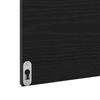 Bathroom Furniture Set with Drawers 2 Pcs Black Oak Look