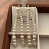 Classic Elegant Pearl Earrings Earrings Tassel Retro Exquisite Niche Premium Daily Light Luxury Versatile Earrings