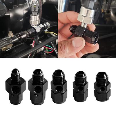 AN4 AN6 AN8 AN10 AN12-1/8NPT AN Swivel Joint Connection Aluminum Alloy Used for Oil-Gauge Sensor Side Port Adapter
