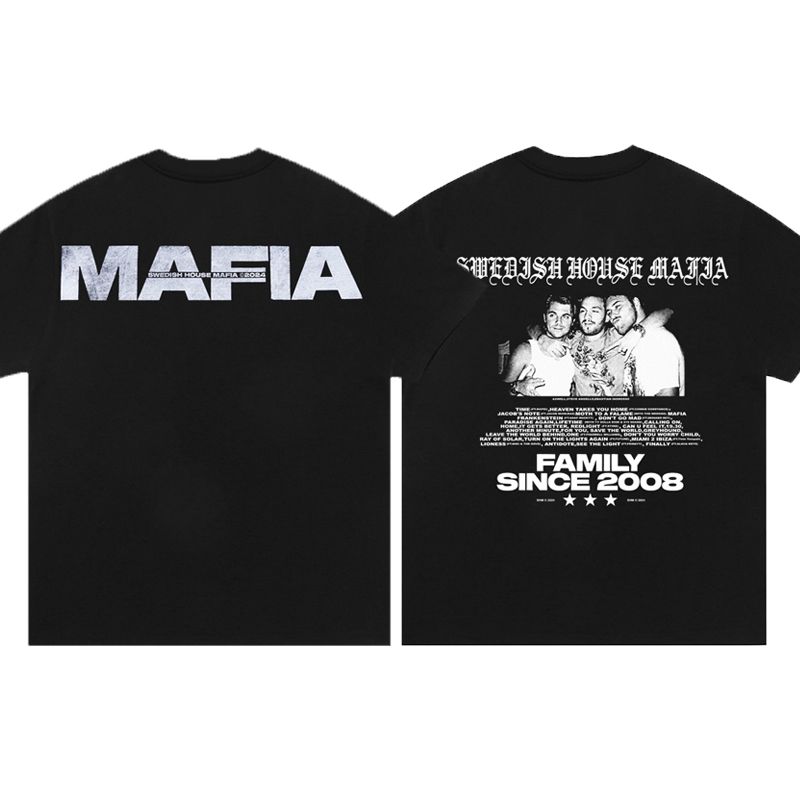 Футболка с коротким рукавом и наряд диджеев Swedish House Mafia для фестиваля электронной музыки The Storm S