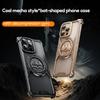 Eary for iPhone 16 Pro Max Bat Phone Case for Magsafe 360°Rotation Kickstand Metal Frameless Military Grade Shockproof Cover