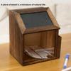 Grote Suggestiebox met Opbergruimte Afsluitbare Donatiebox Retro Brievenbus Scholen
