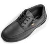 Basic Standard Casual Leather Memory Foam Air Double Side Size Cm Men's Shoes, & Cushion, Lightweight, Breathable, Wide, Zipper, Lace-Up, Black, 27.0