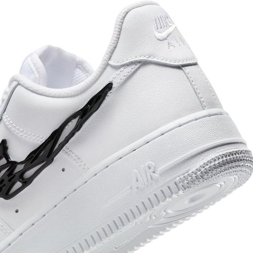 Nike WMNS Air Force 1 Low Metal Swoosh Branco IF1686-101 Tamanho Feminino