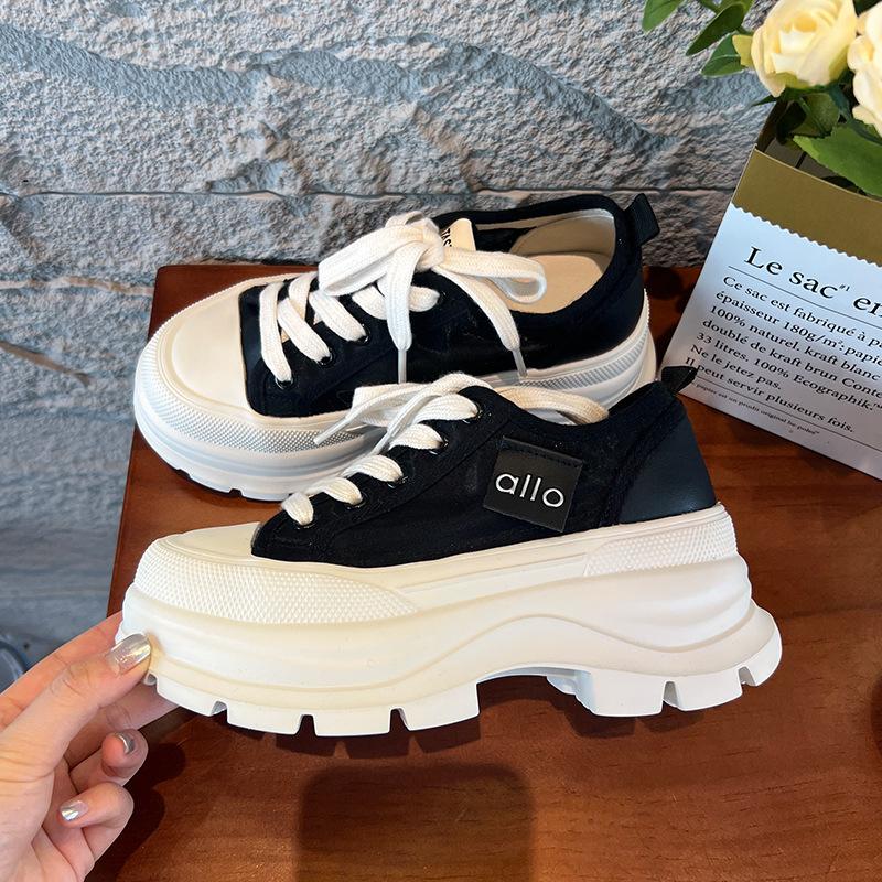 Foam bottom thick-soled muffin shoes summer breathable mesh white shoes new casual heightening shoes versatile women's shoes