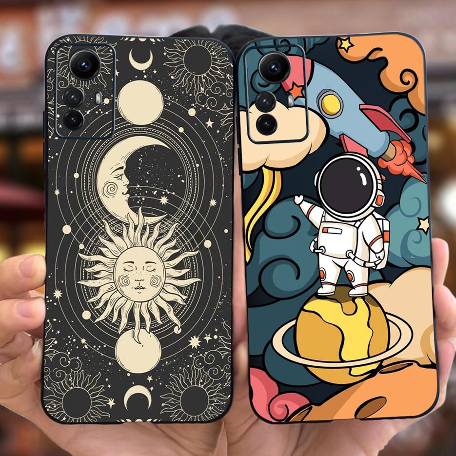 For Xiaomi Redmi Note 12s Case Cute Fashion Cartoon Back Cover 6.43'' Soft TPU Phone Case For Redmi Note 12S Note12s Fundas Capa