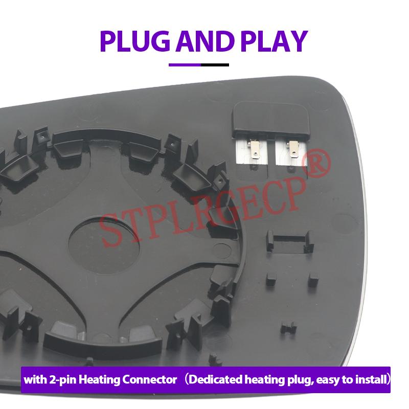 For MG ZS MG5 20-25 for Roewe MG RX3 17-23 Car Left Right Rearview Side Wing Heated Clear Durable Mirror Glass Replacement