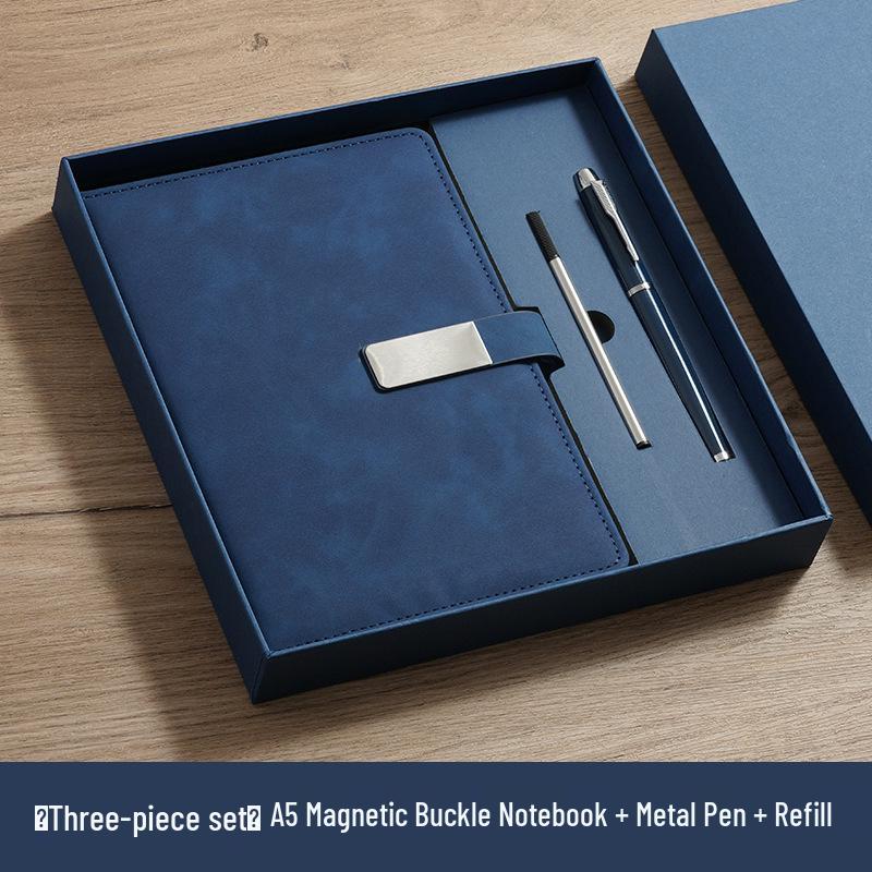 Customized Business Notebook Gift Set with Logo - Premium Cross Diary for Enterprise Office