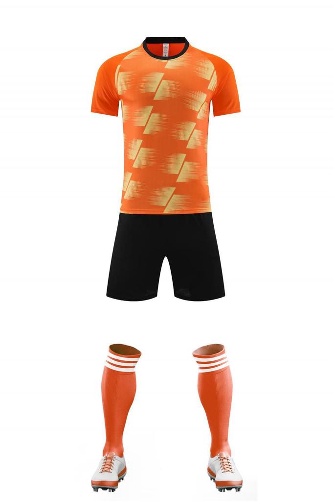 Costume de Football Diy Personnalisé Entraînement Compétition Costume 607 Manches Courtes