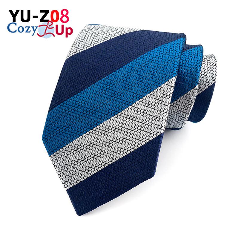 Cravatta da uomo con motivo PaisleyTies a righe alla moda da 3,15 pollici per matrimonio