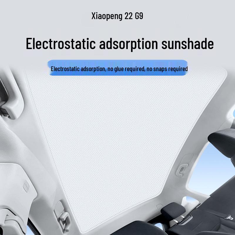 Xiaopeng 22 G9 Sunroof Sunshade: Heat Insulation, Sun Protection, Privacy, Opaque Visor