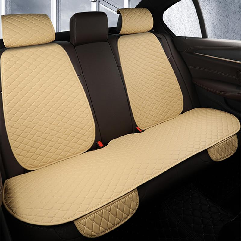 Car Seat Covers Pu Leather Seat Cover Sets Automobiles Universal Auto Interior Cushion Accessories Four Season Protect Set Mats