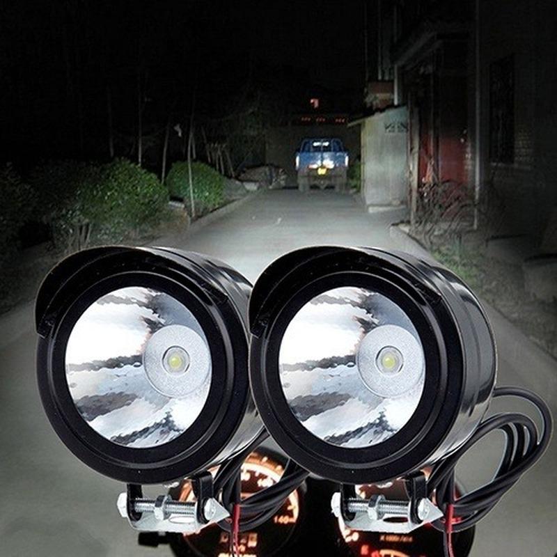 1pc/2pcs Vintage 3w 12v-80v Motorcycle Vehicle Bikes Headlight Car Reverse LED Lights
