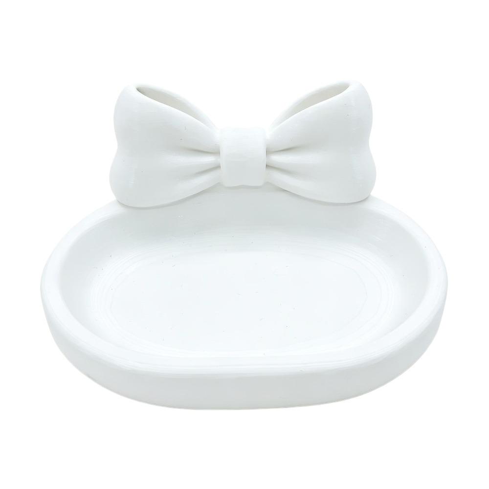 3D Printed Bow Jewelry Tray Bowknot Trinket Dish Ring Holder Dresser Vanity Desk