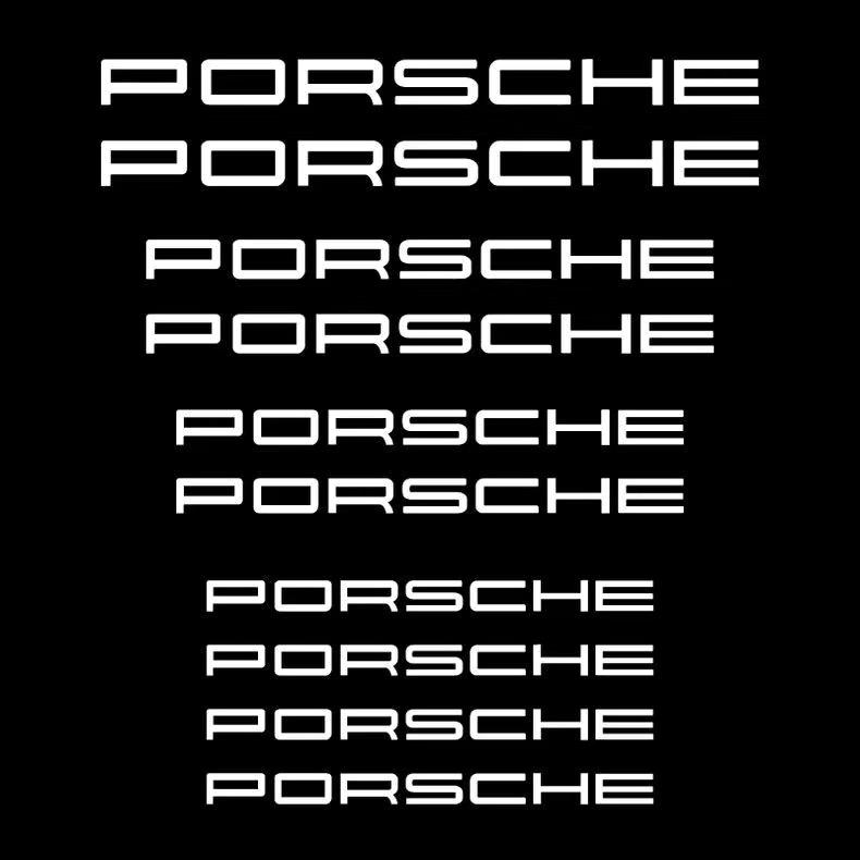 Hbcr1 Adesivo Pinza Freno Auto Impermeabile ad Alta Temperatura Per Porsche Cayenne Panamera Macan 911 Taycan Boxster Cayman Pajun