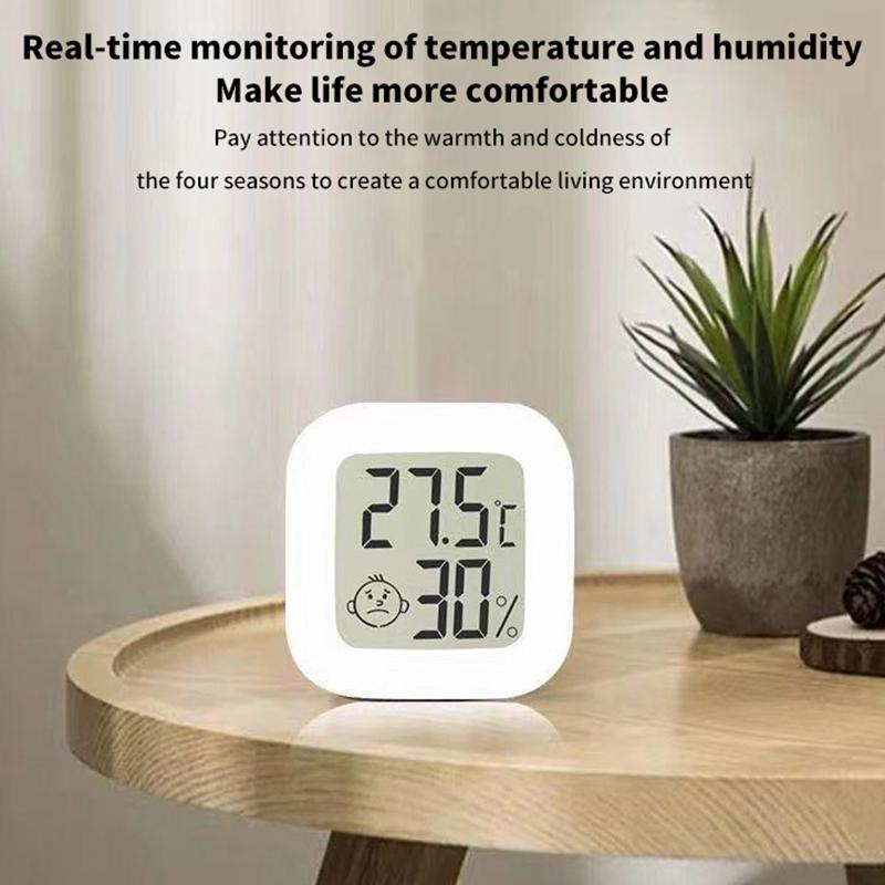 LCD digitální teploměr vlhkoměr Vnitřní pokoj Elektronický měřič teploty Vlhkoměr Senzor Meteorologická stanice pro domácnost