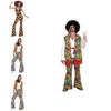 Ice Silk 70s Women's Hippie Costume Set Feel Comfortable And Look Fabulous!