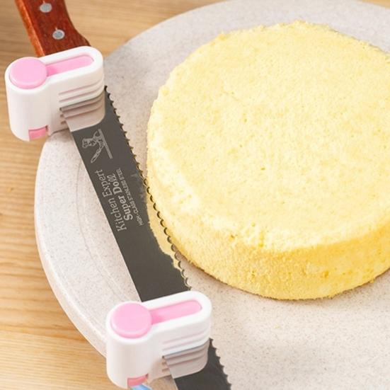 Pachet de 2 Feliator Nivelator de Tort DIY Ajustabil 5 Straturi Feliator Pâine